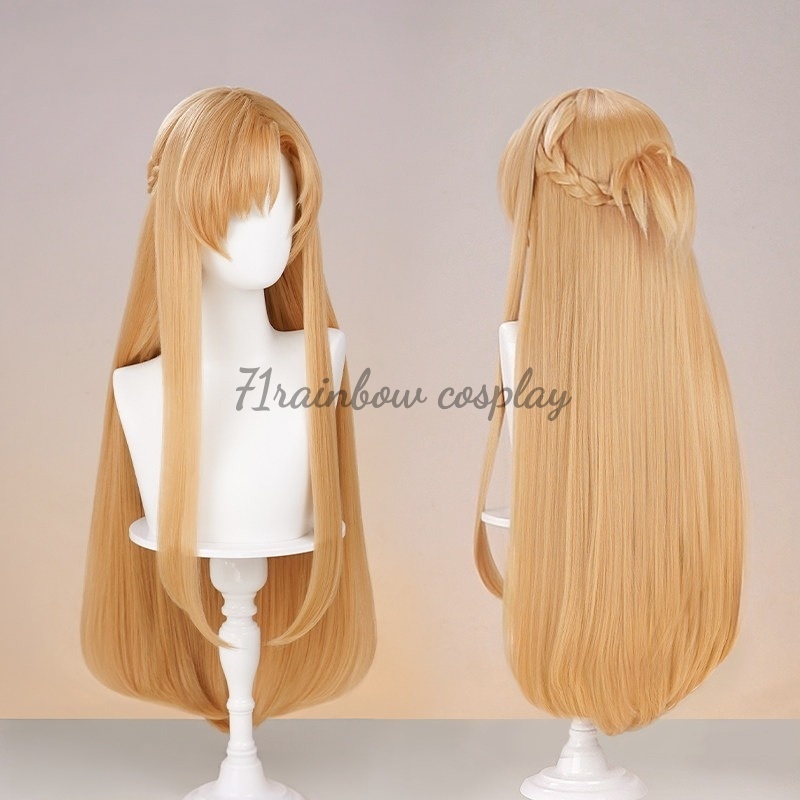 Cosplay Anime Online - Peruca de Cosplay Yuuki Asuna 71rainbow,