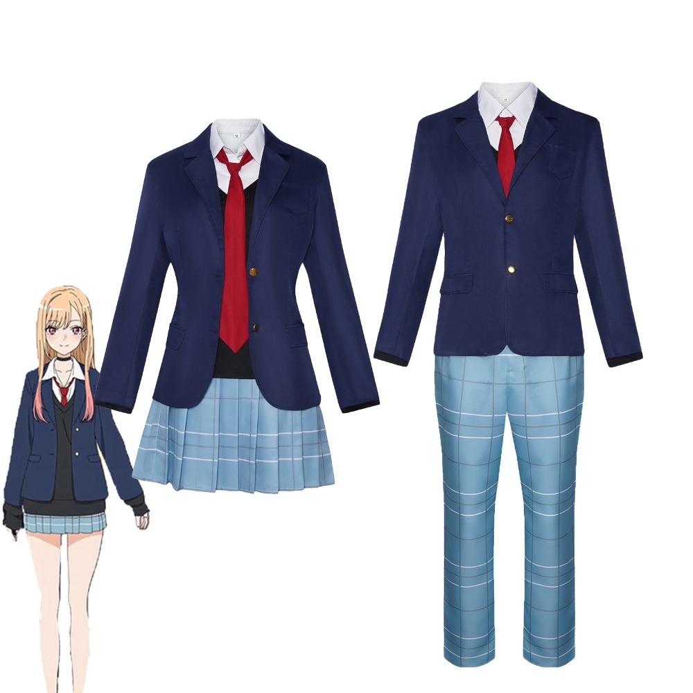 Anime Cosplay Gojo - Fantasia de Cosplay Kitagawa Marin Gojo