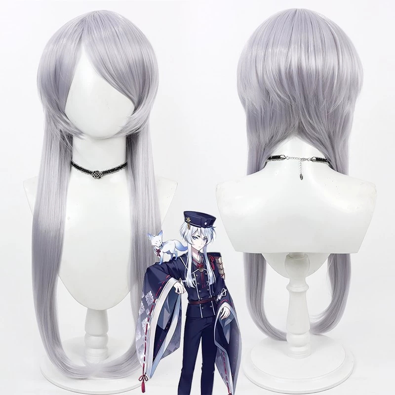 Cosplay Anime Online - Touken ranbu online hakusan yoshimitsu peruca