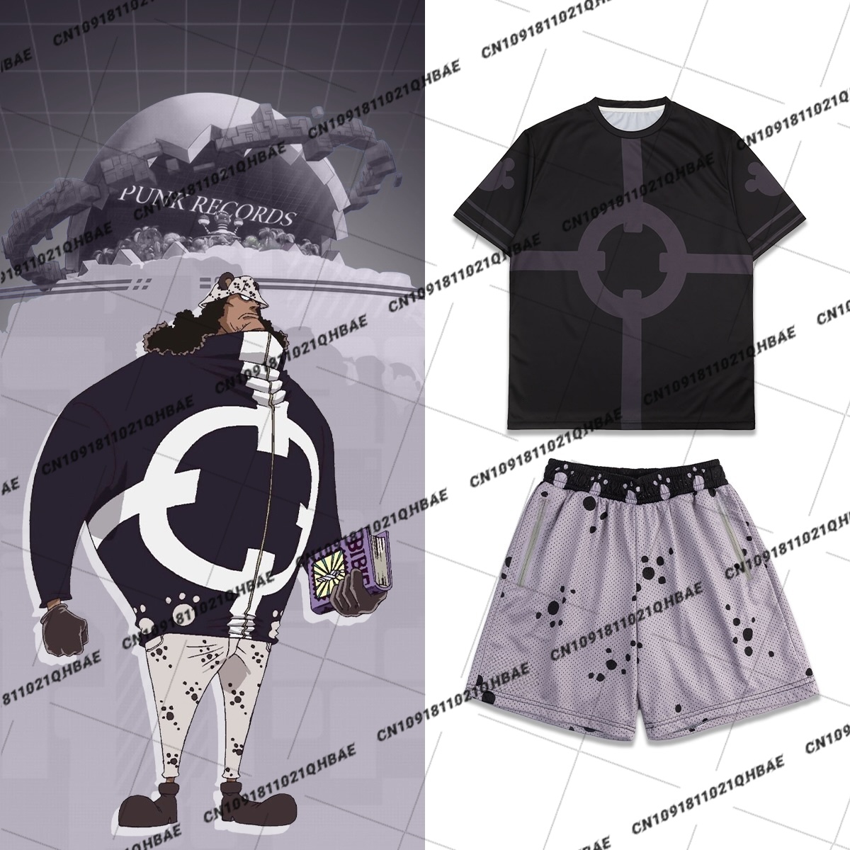 Anime Cosplay Anime - Novo Conjunto Esportivo Masculino Oversized de