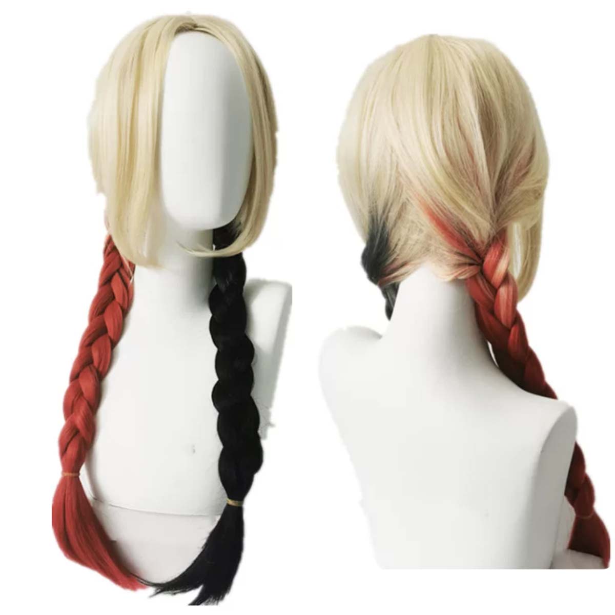 Anime Harley Quinn Cosplay - Peruca feminina para cosplay Quinn Harley
