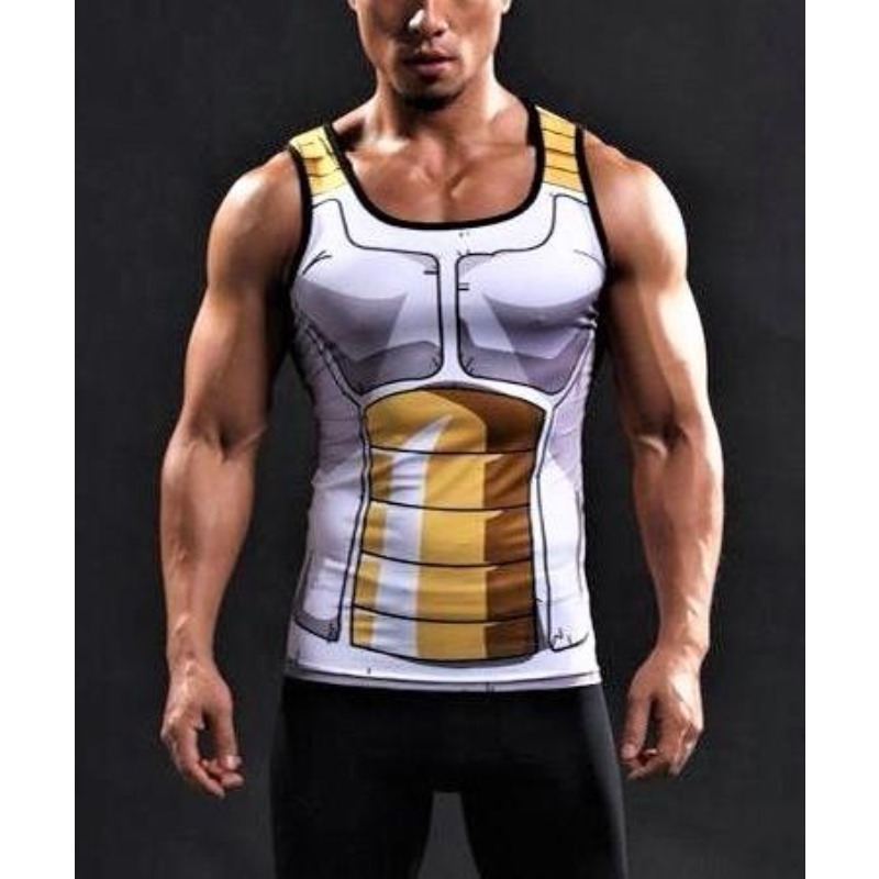 Dragon Ball Saiyan Armor - Colete Esportivo Masculino Dragon Ball Z