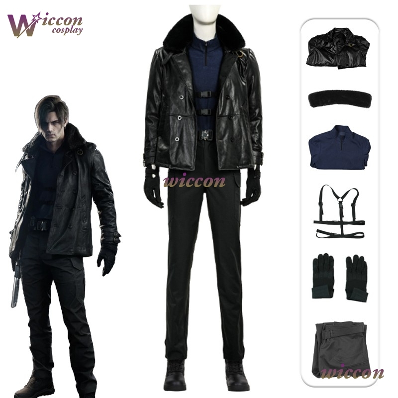 Anime Cosplay Jumpsuit - Cosplay Requiem Resident Evil Leon·S·Kennedy, Fantasia