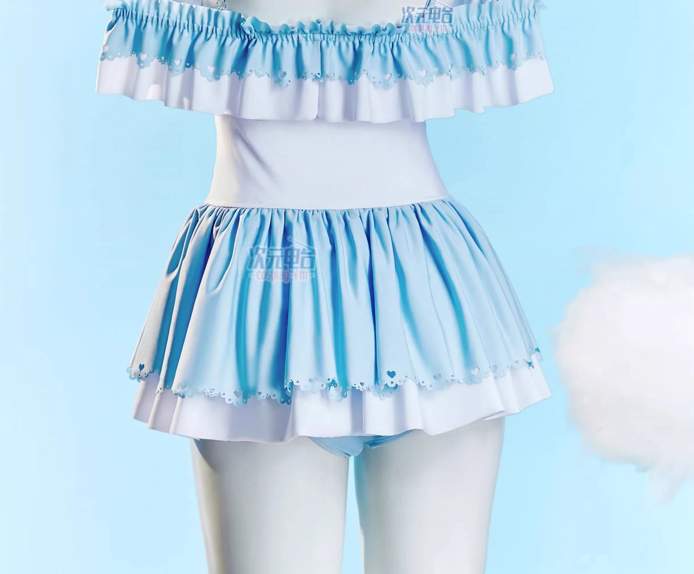 Anime Cosplay Girls - Fantasia de cosplay Cinnamoroll: Maiô feminino