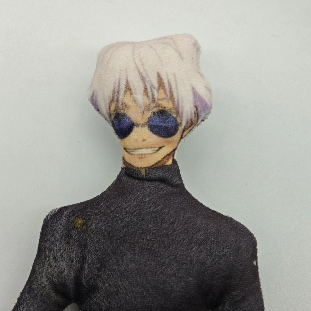 Anime Cosplay Gojo - Chaveiro de Pelúcia Anime Gojo Satoru