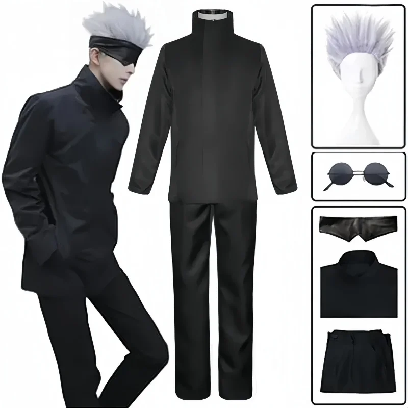 Anime Cosplay Gojo - Fantasia de Cosplay Anime Jujutsu Satoru