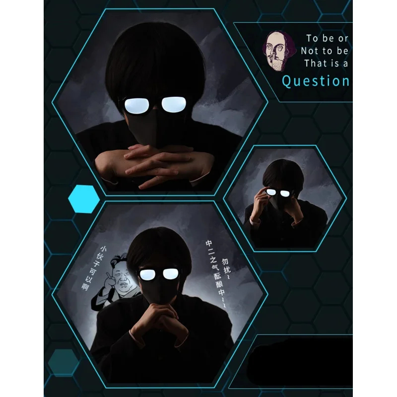 Óculos de LED para Cosplay de  - Cosplay Anime Online avaliação e preço