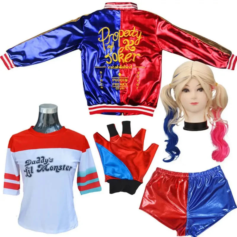 Suicídio cosplay anime harley  - Anime Harley Quinn Cosplay avaliação e preço
