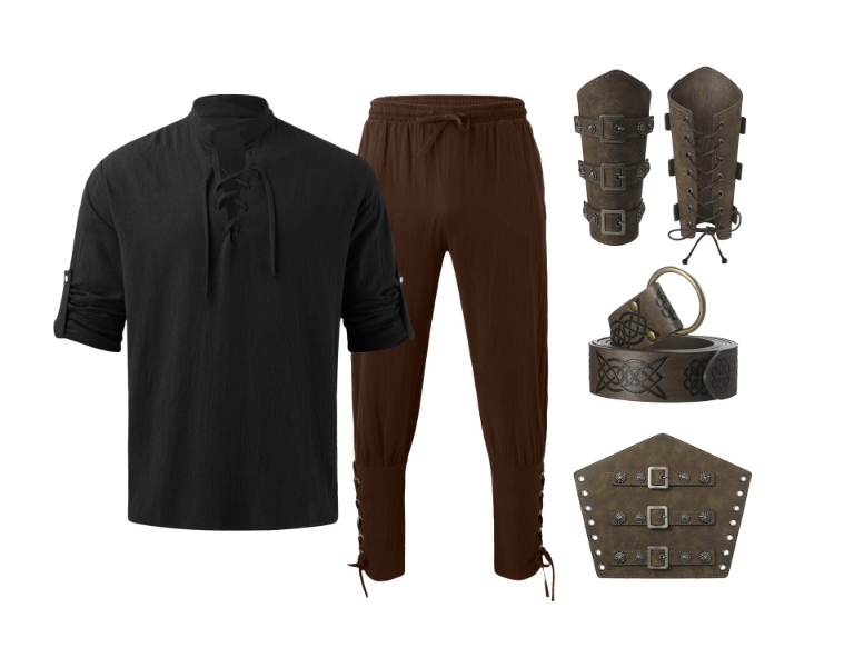 Conjunto de 4 peças de fantasi - Anime Cosplay Anime avaliação e preço