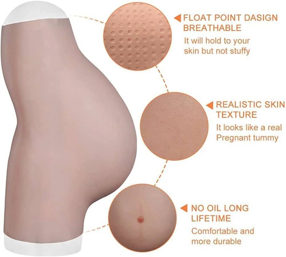 Falso sem barriga mudline gráv - Anime Cosplay Pregnant avaliação e preço