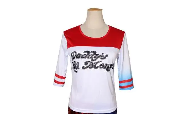 Traje de Cosplay Quinn Esquadr - Anime Harley Quinn Cosplay avaliação e preço