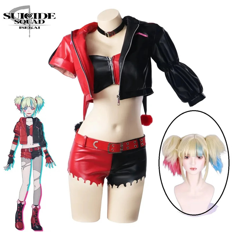 2025 aaa para harley quinn cos - Anime Harley Quinn Cosplay avaliação e preço