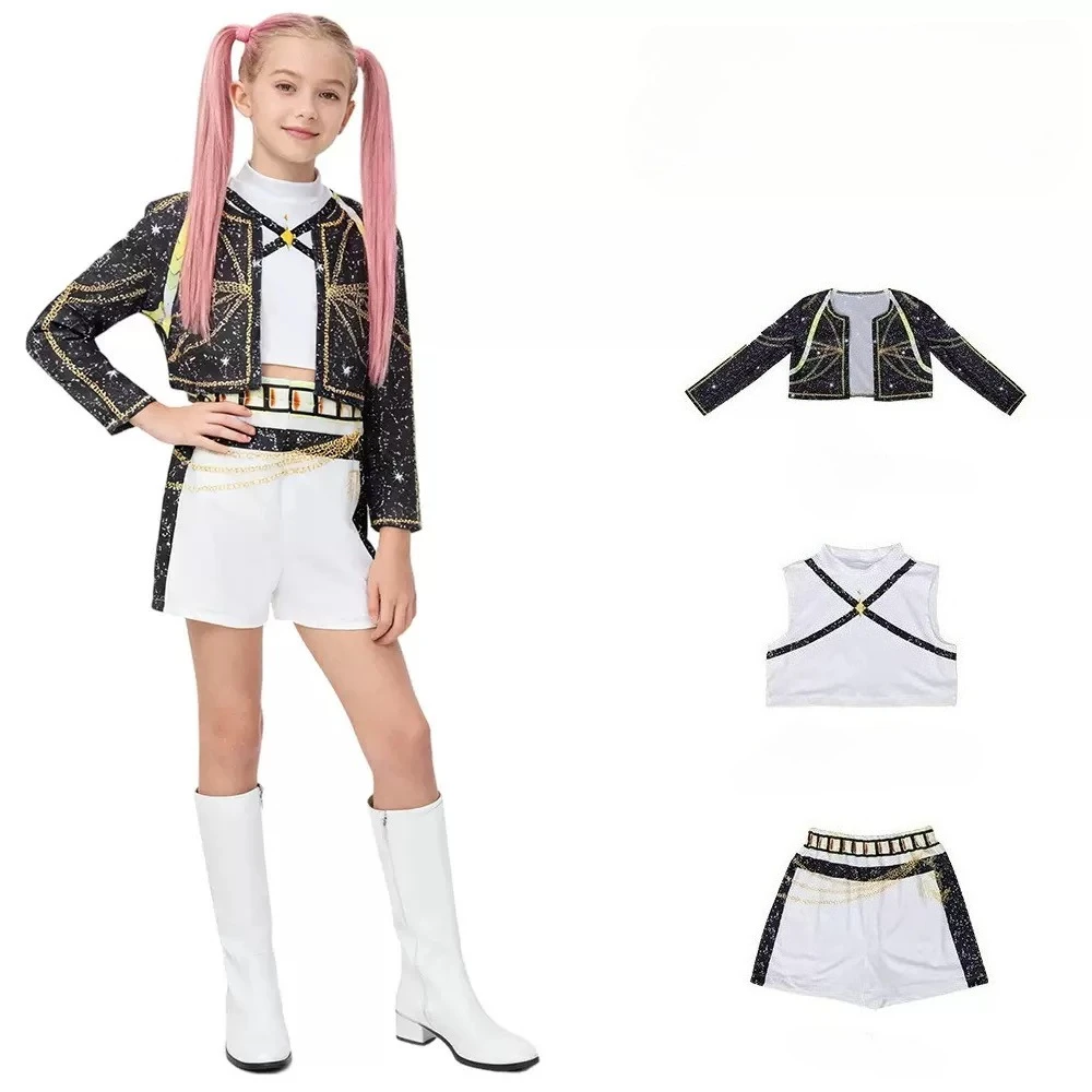 Novo guerreiro k pop disfarce  - Anime Zoey Cosplay avaliação e preço