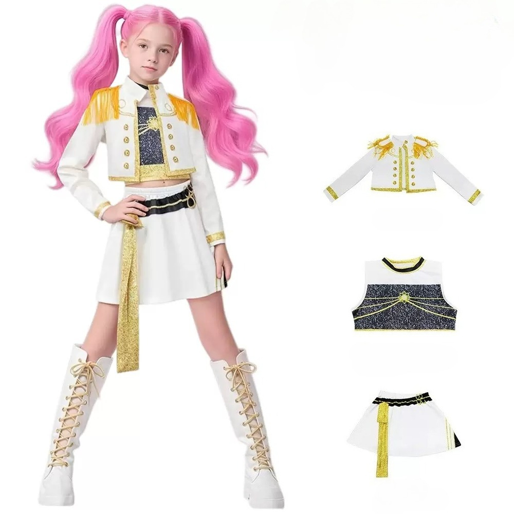 Novo guerreiro k pop disfarce  - Anime Zoey Cosplay avaliação e preço