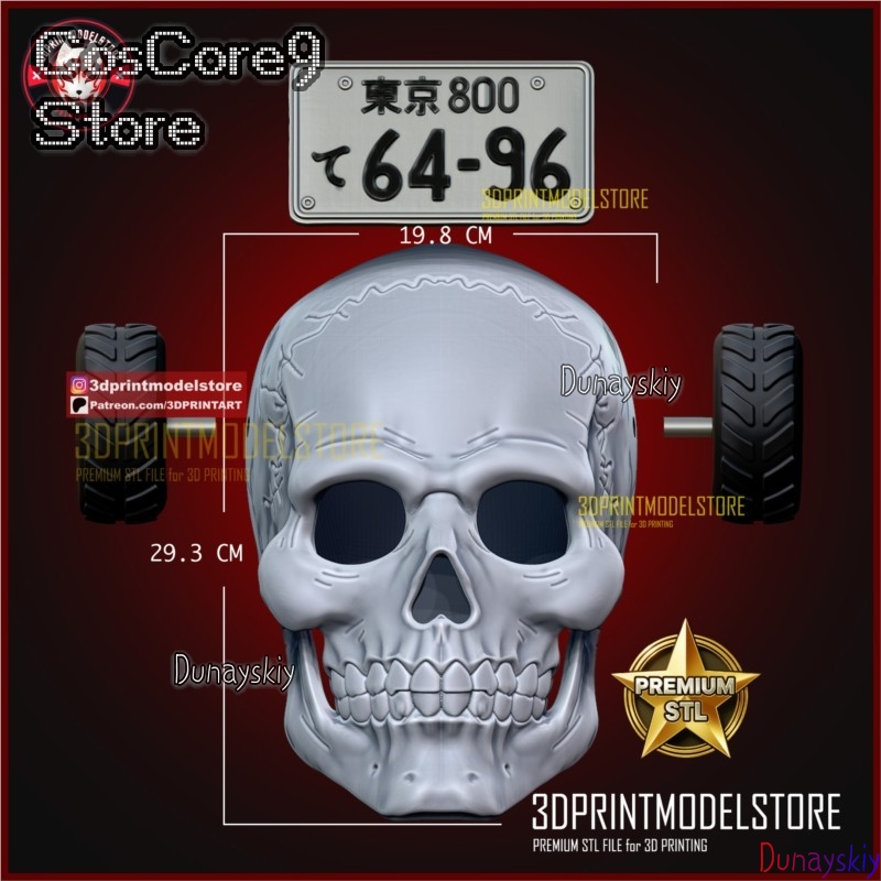 Máscara de Crânio Dorohedoro E - Anime Cosplay Face avaliação e preço