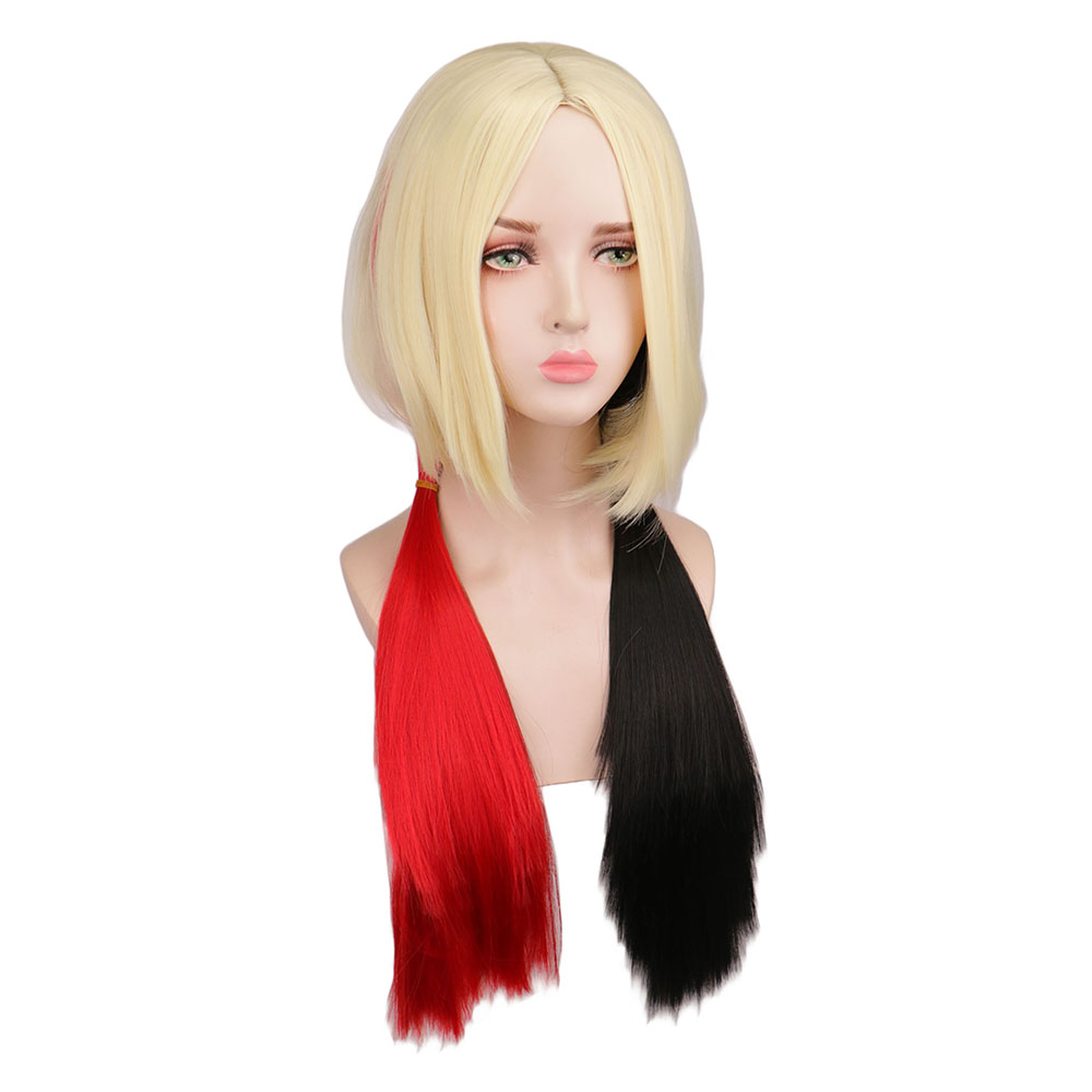 Reneecho Cosplay Perucas sinté - Anime Harley Quinn Cosplay avaliação e preço