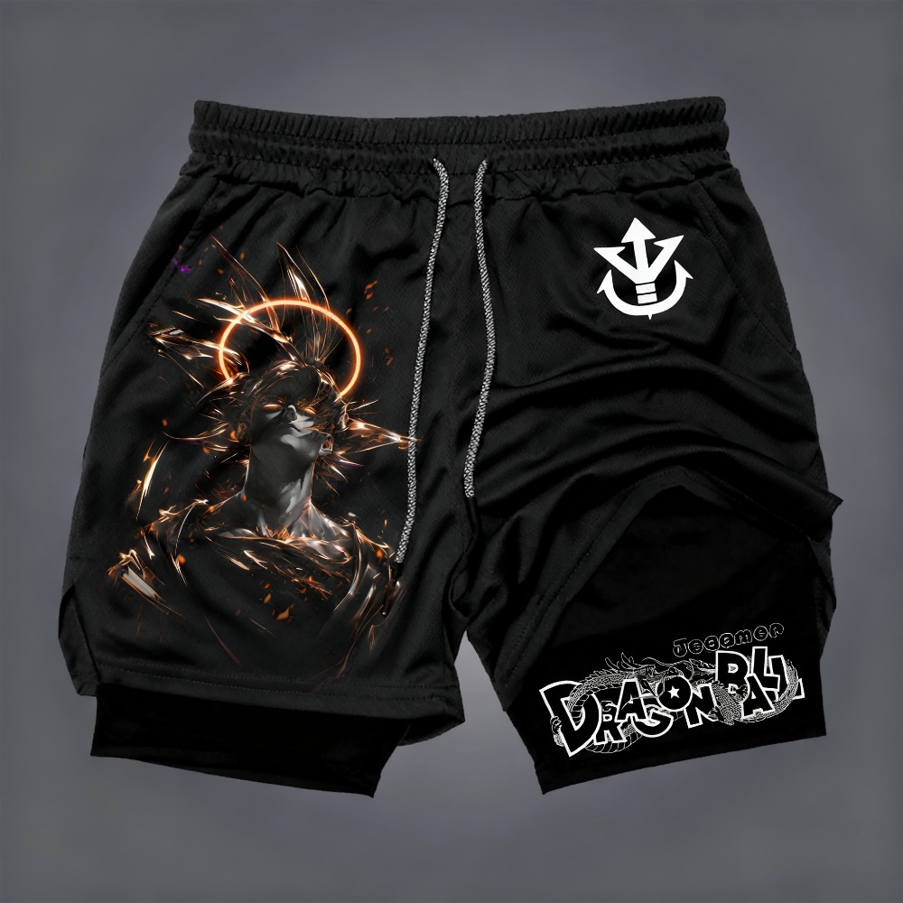 Shorts Masculinos Dragon Ball  - Dragon Ball Saiyan Armor avaliação e preço