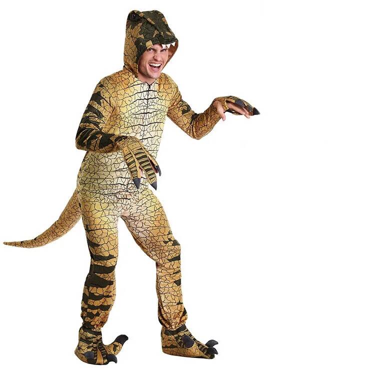 Fantasia de Dinossauro Tiranos - Anime Cosplay Jumpsuit avaliação e preço