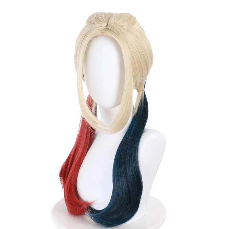 Perucas 2026 para Harley Quinn - Anime Harley Quinn Cosplay avaliação e preço