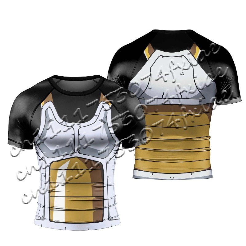 Camiseta de Compressão Masculi - Dragon Ball Saiyan Armor avaliação e preço