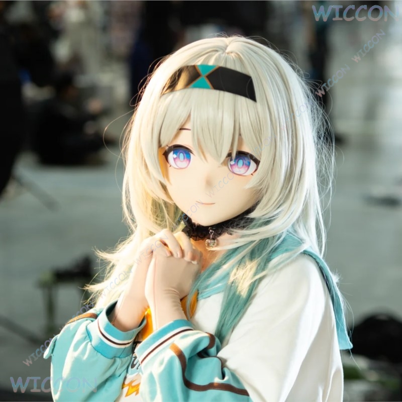 Kigurumi máscara facial femini - Anime Cosplay Face avaliação e preço
