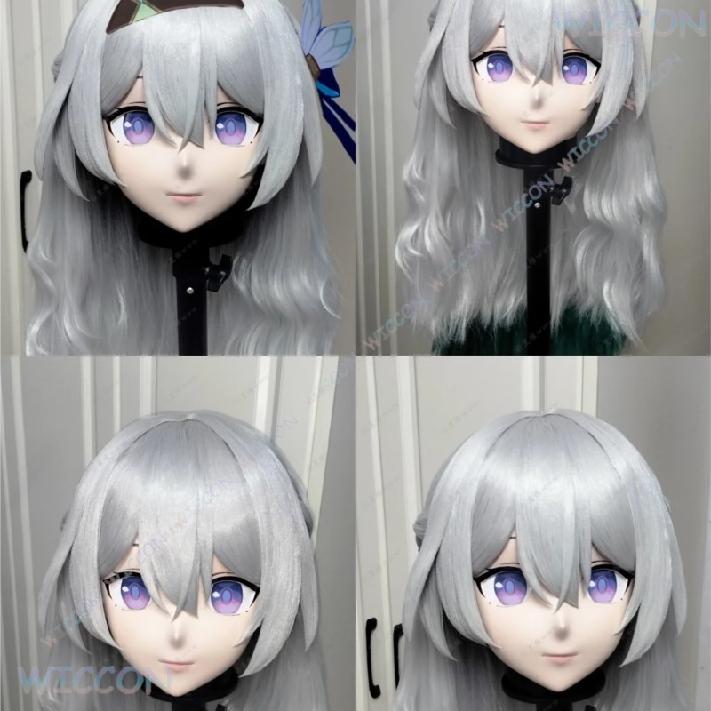 Kigurumi máscara facial femini - Anime Cosplay Face avaliação e preço