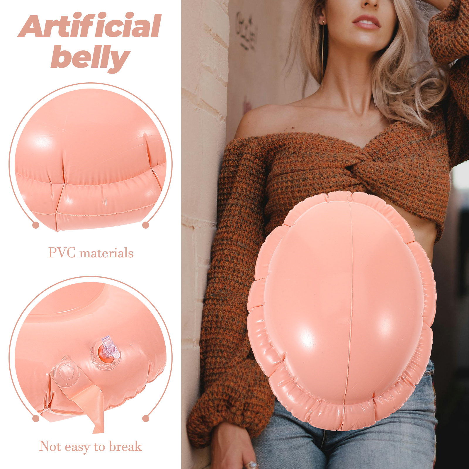 Barriga Falsa Inflável, Acessó - Anime Cosplay Pregnant avaliação e preço